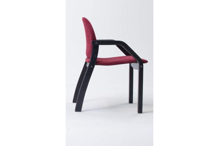 Стул-кресло Джуно 2.0 чёрный/красный-16