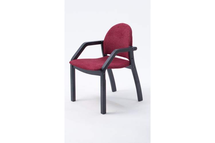 Стул-кресло Джуно 2.0 чёрный/красный-15