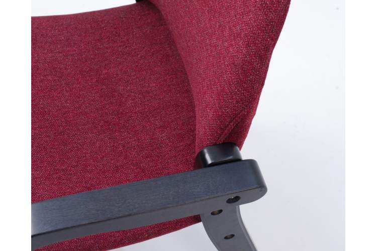 Стул-кресло Джуно 2.0 чёрный/красный-10