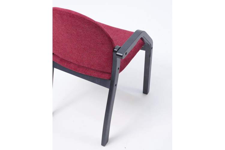 Стул-кресло Джуно 2.0 чёрный/красный-6