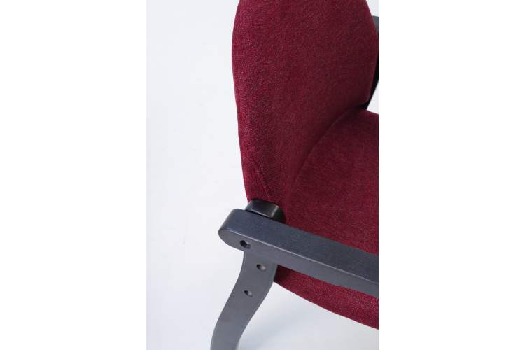 Стул-кресло Джуно 2.0 чёрный/красный-8