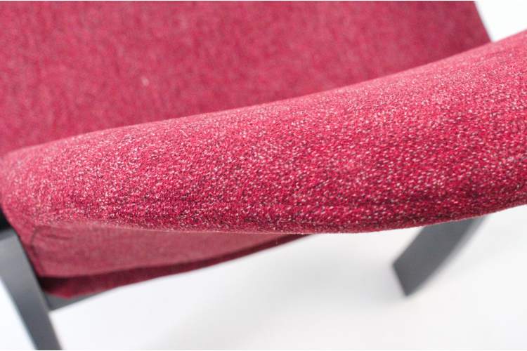 Стул-кресло Джуно 2.0 чёрный/красный-7