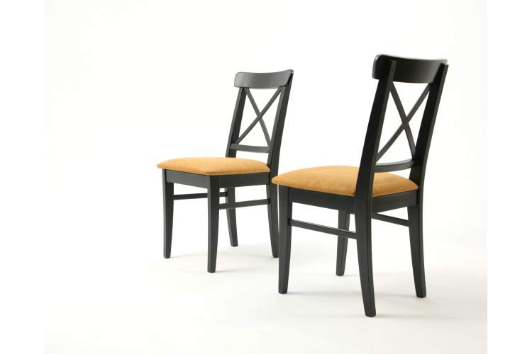 Стул Ингольф ПМ чёрный/карри-11