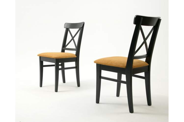 Стул Ингольф ПМ чёрный/карри-10