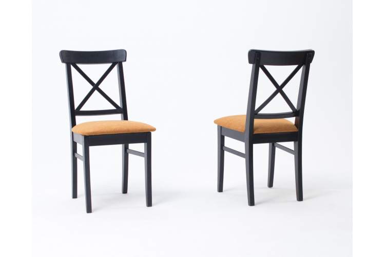 Стул Ингольф ПМ чёрный/карри-9