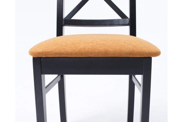 Стул Ингольф ПМ чёрный/карри-6