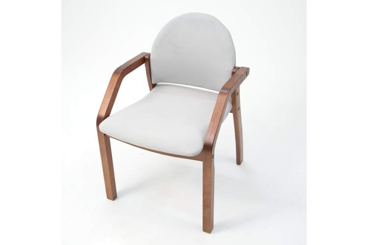 Стул-кресло Джуно 2.0 орех/серый-9