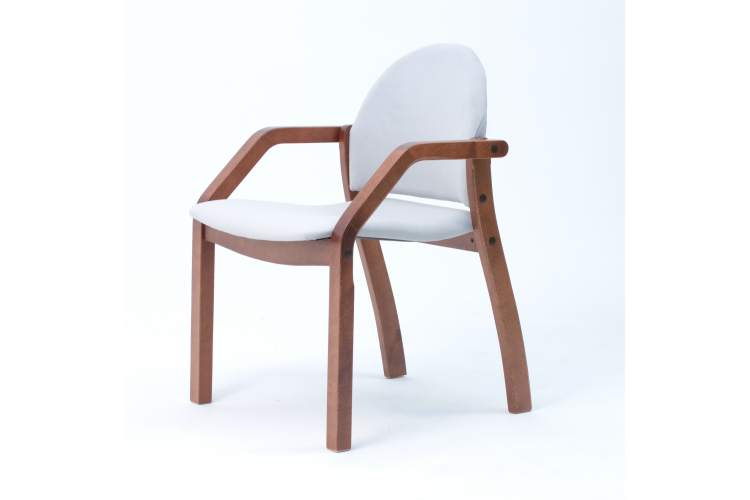 Стул-кресло Джуно 2.0 орех/серый-10