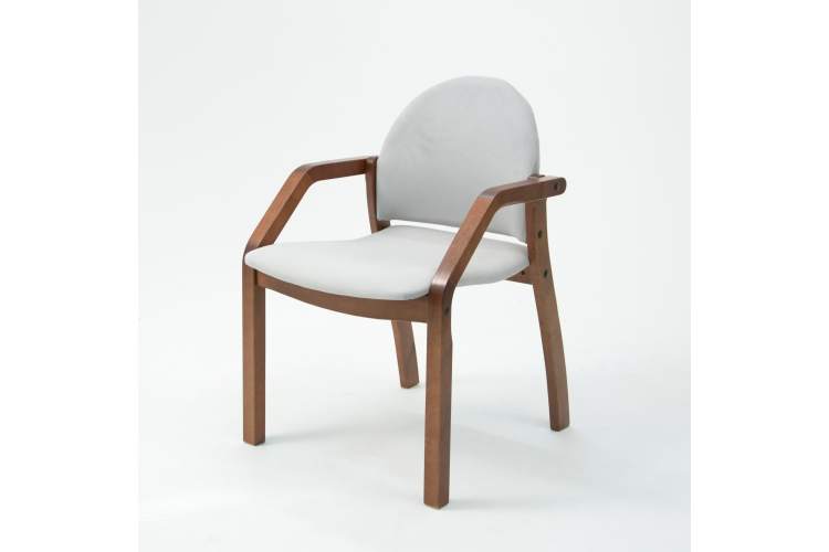 Стул-кресло Джуно 2.0 орех/серый-3