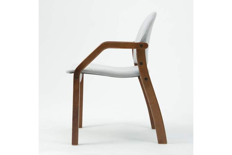 Стул-кресло Джуно 2.0 орех/серый-4