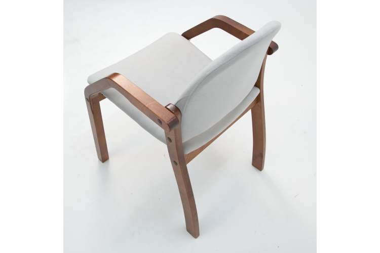 Стул-кресло Джуно 2.0 орех/серый-6