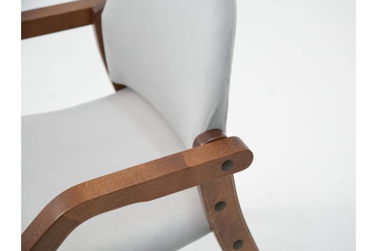 Стул-кресло Джуно 2.0 орех/серый-8