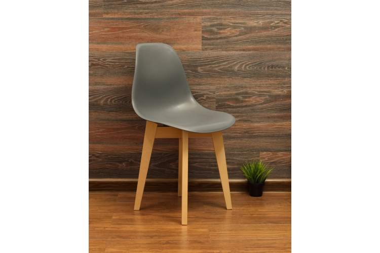 Стул Сашш натур /серый-8