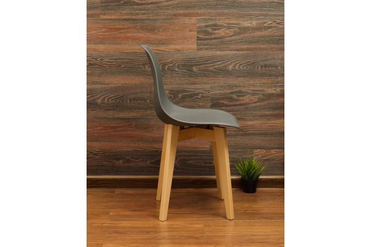 Стул Сашш натур /серый-7