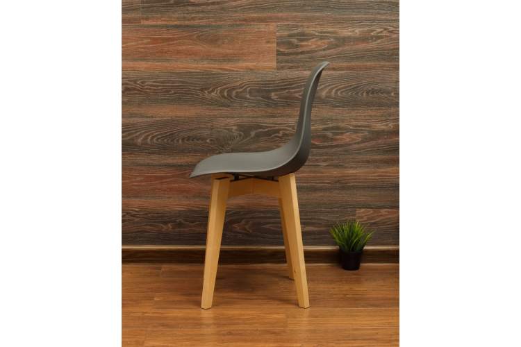 Стул Сашш натур /серый-3