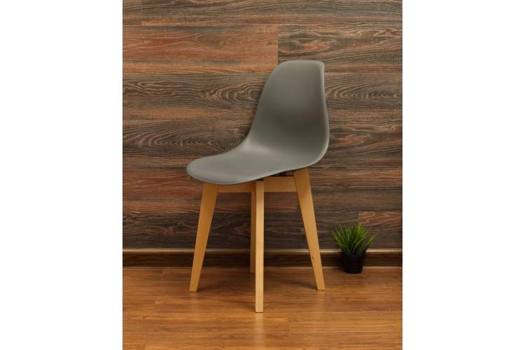 Стул Сашш натур /серый-2