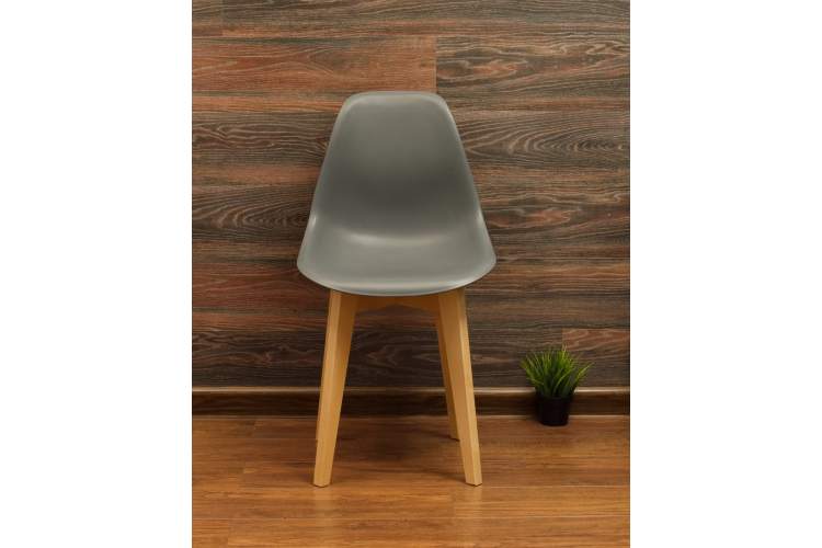 Стул Сашш натур /серый-1