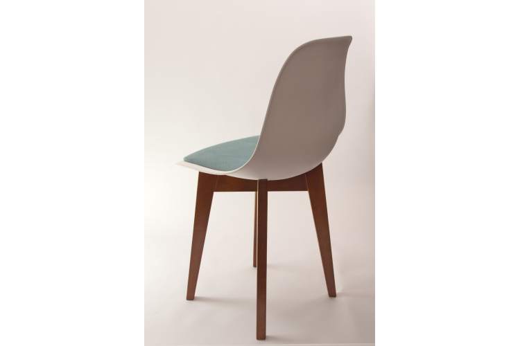 Стул Сашш орех /белый, бирюза-12