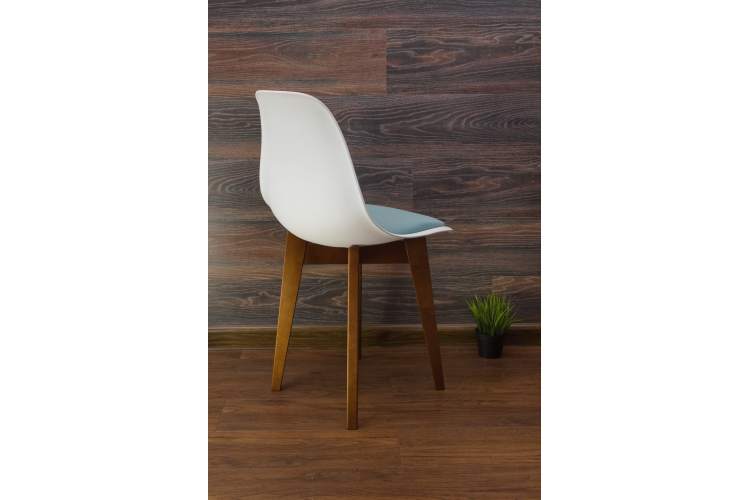 Стул Сашш орех /белый, бирюза-6