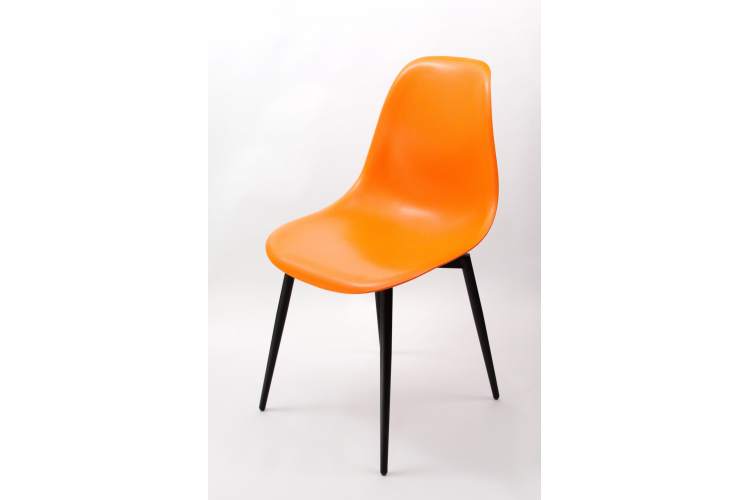 Стул Туссе чёрный /оранжевый-7