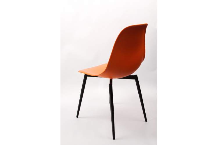 Стул Туссе чёрный /оранжевый-5