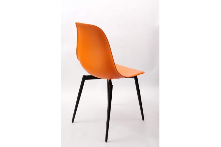 Стул Туссе чёрный /оранжевый-3
