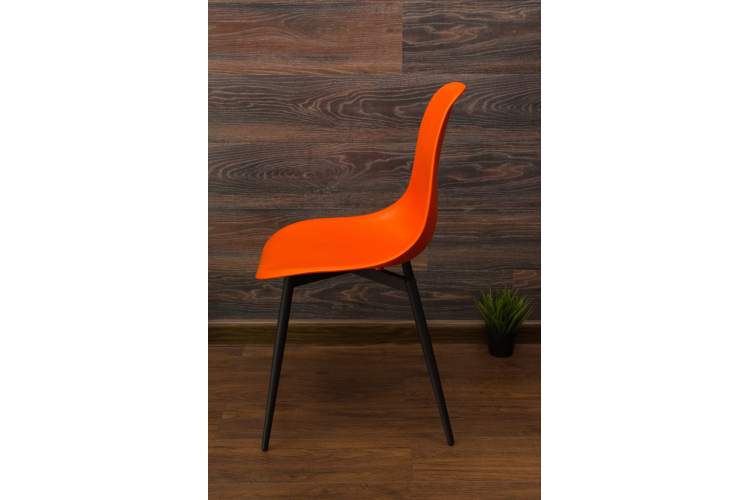 Стул Туссе чёрный /оранжевый-15