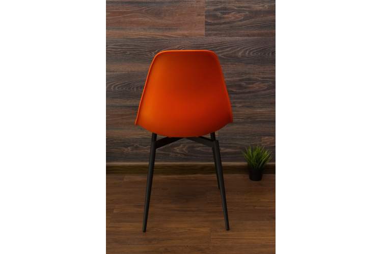 Стул Туссе чёрный /оранжевый-13