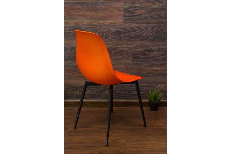 Стул Туссе чёрный /оранжевый-12