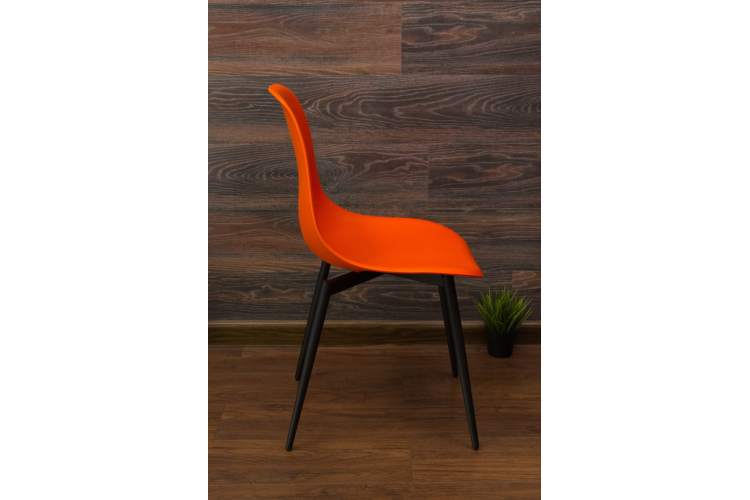 Стул Туссе чёрный /оранжевый-11