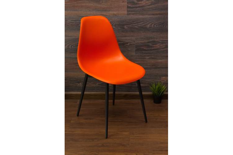 Стул Туссе чёрный /оранжевый-10