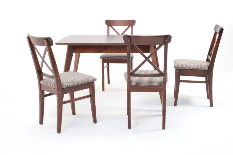 Стул Ингольф ПМ орех/гусиная лапка бежевый-10