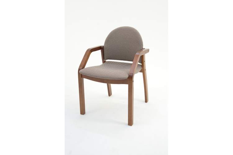 Стул-кресло Джуно 2.0 орех/гусиная лапка-5