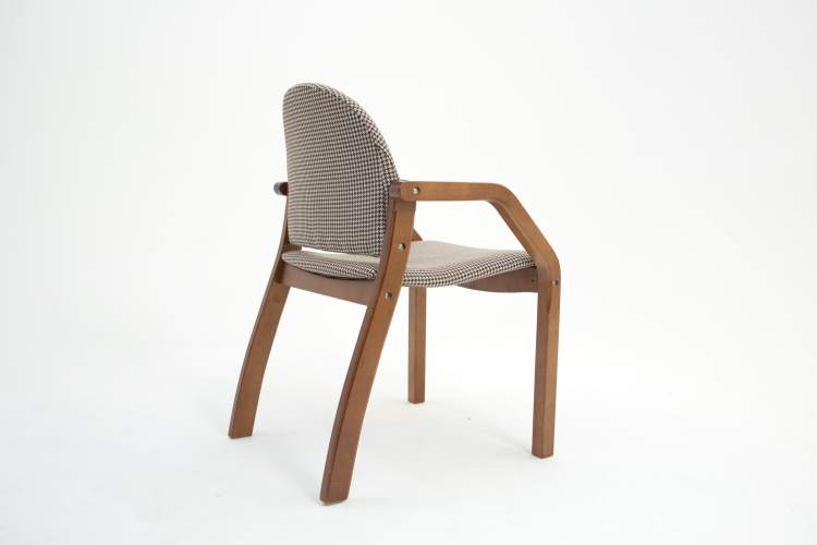 Стул-кресло Джуно 2.0 орех/гусиная лапка-10