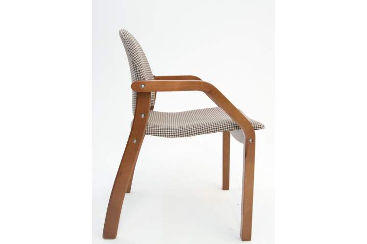 Стул-кресло Джуно 2.0 орех/гусиная лапка-3