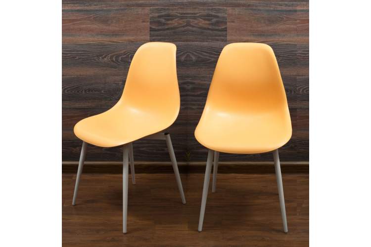 Стул Туссе белый /персиковый-9