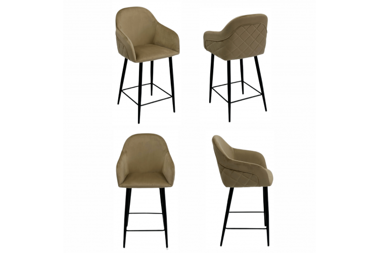 Полубарный стул Аннер Ромб комплект из 4 штук