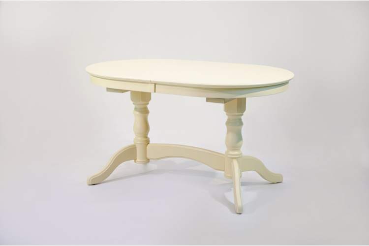 Обеденная группа стол Бизе со стульями Рич,слоновая кость, ромб коричневый-3