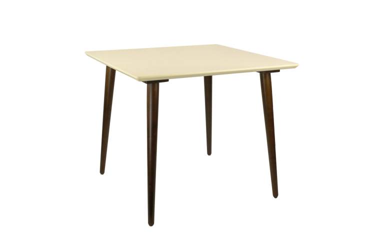 Стол Монте М 90, Орех/Слоновая кость