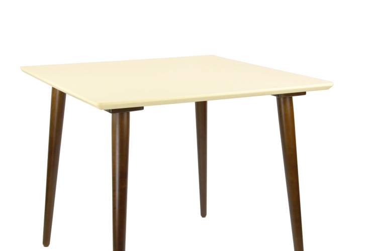 Стол Монте М 90, Орех/Слоновая кость-4
