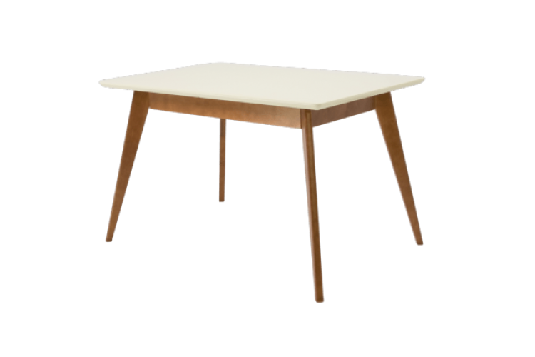 Стол Сканди 120, Орех/ Слоновая кость