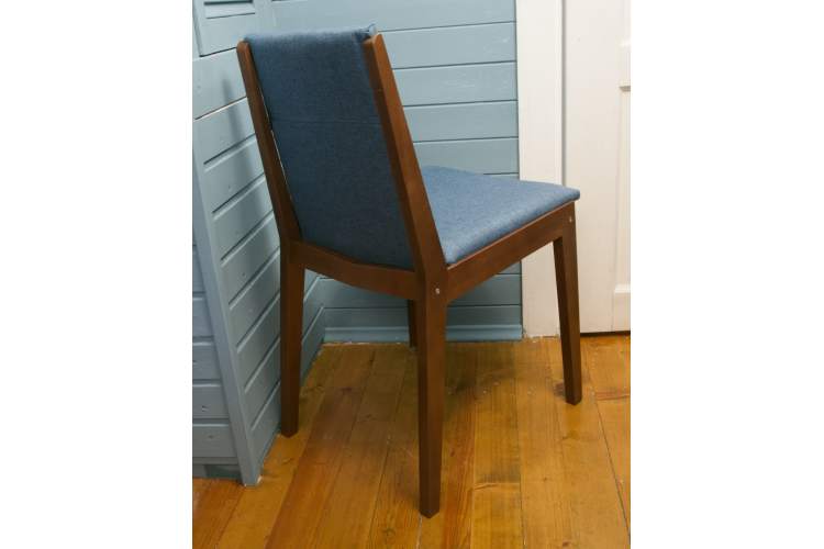 Стул Твит, Орех/ Синий-15