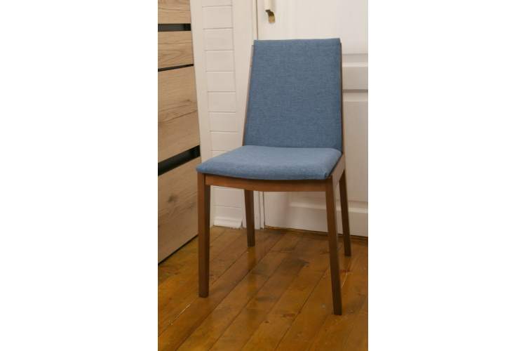 Стул Твит, Орех/ Синий-12