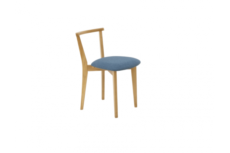 Стул Франк, натур синий