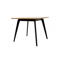 Стол Arki М 90 чёрный/натур