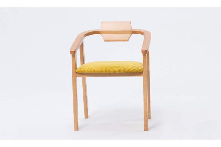 Стул-кресло Челси ПМ натур/жёлтый-4