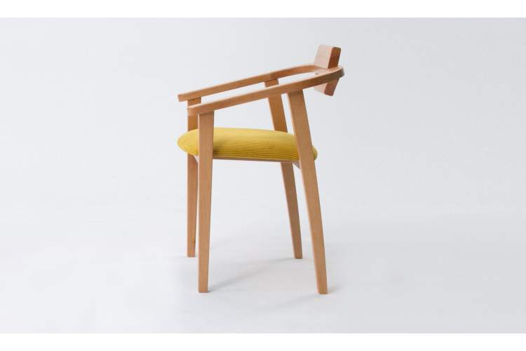 Стул-кресло Челси ПМ натур/жёлтый-5