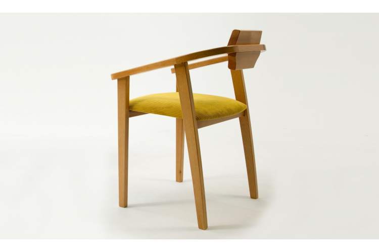 Стул-кресло Челси ПМ натур/жёлтый-2