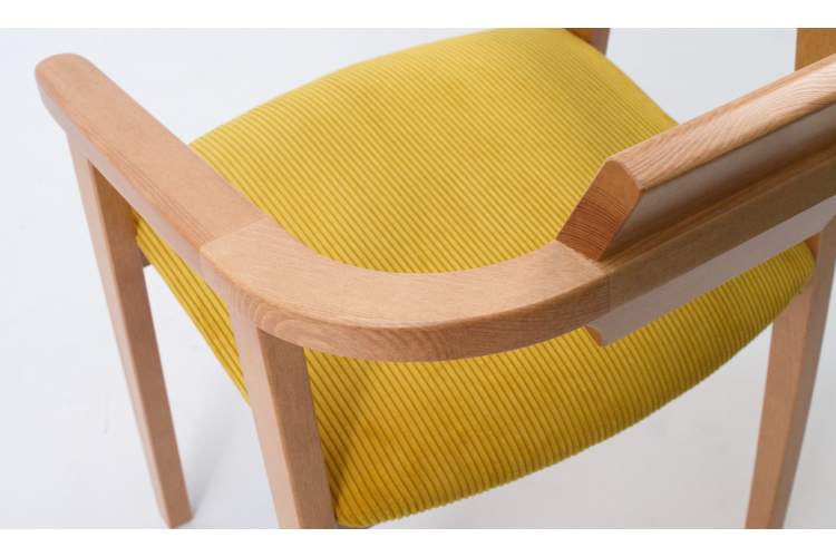 Стул-кресло Челси ПМ натур/жёлтый-6