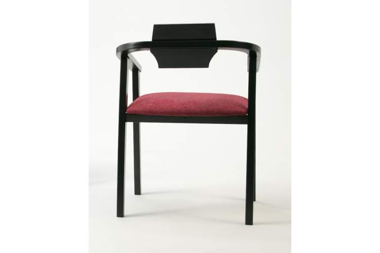 Стул-кресло Челси ПМ чёрный/красный-2